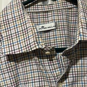 Peter Millar dress shirt, size xl, beautiful pattern, excellent condition.